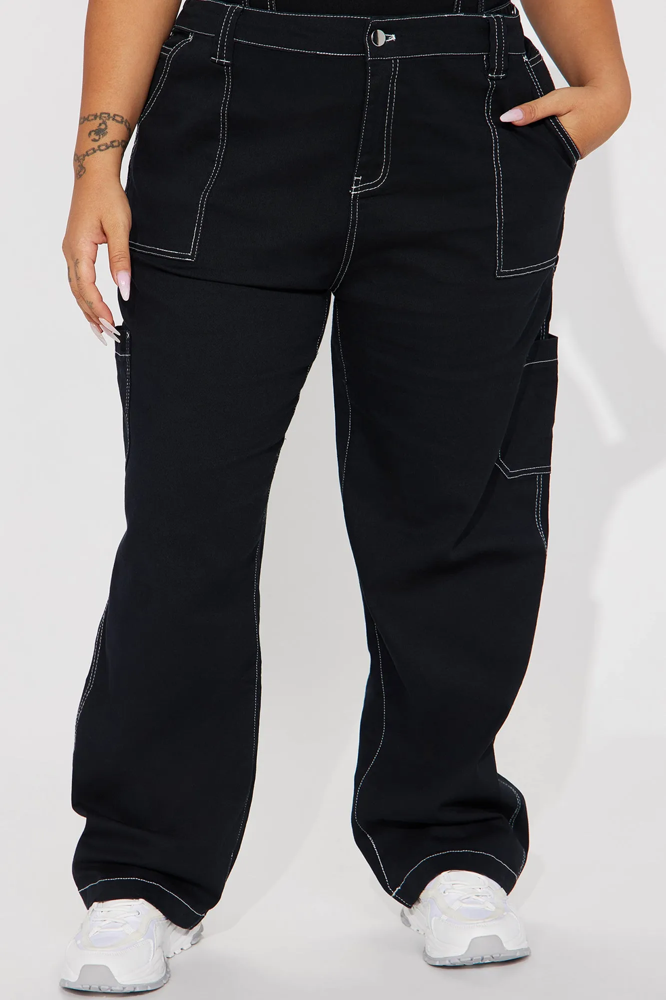 Adelynn Carpenter Pant - Black