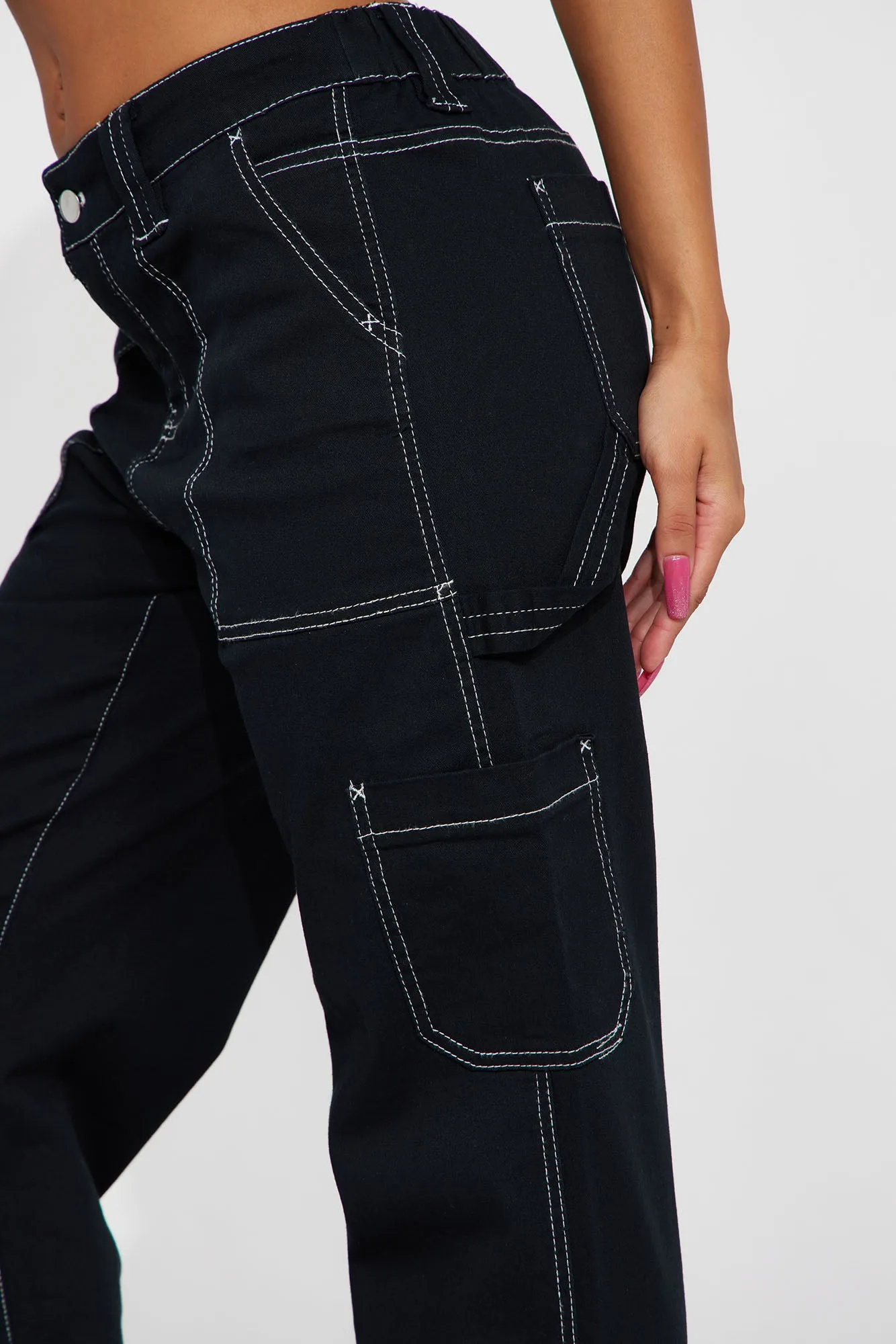Adelynn Carpenter Pant - Black