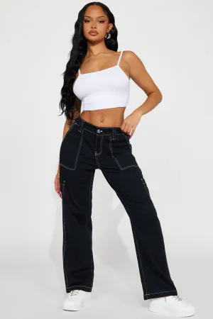 Adelynn Carpenter Pant - Black