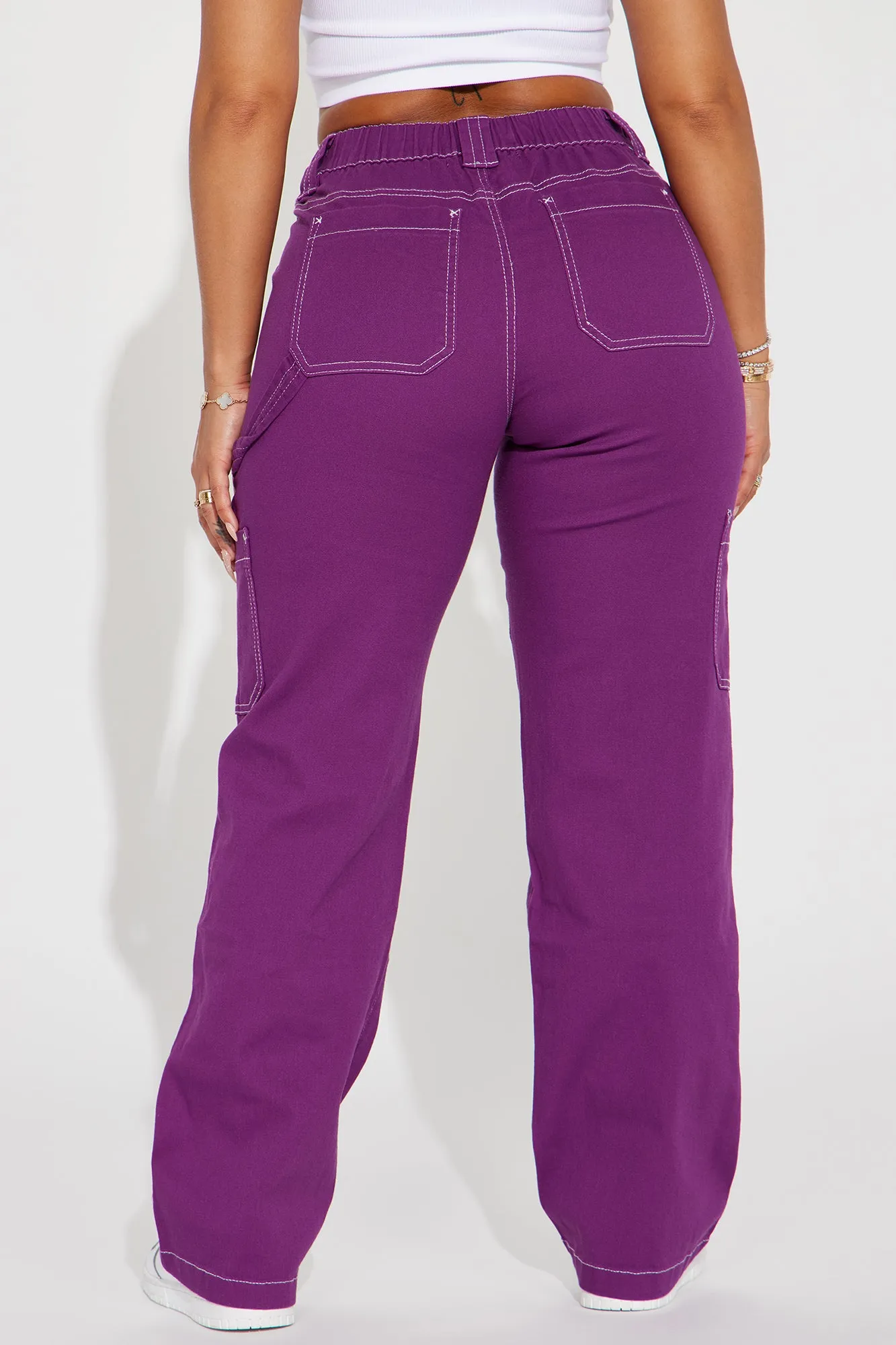 Adelynn Carpenter Pant - Purple