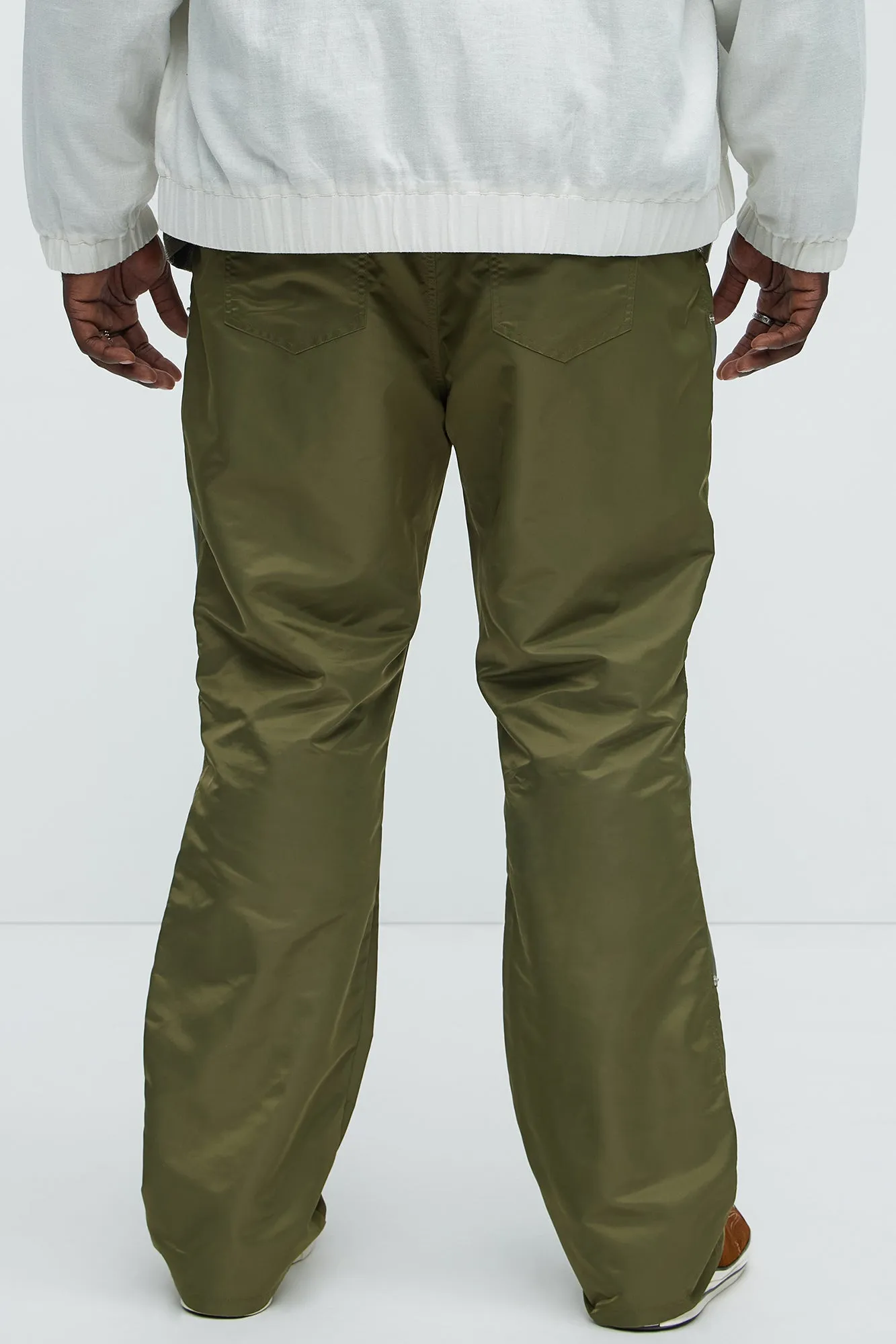Berlin Carpenter Straight Panel Pants - Olive