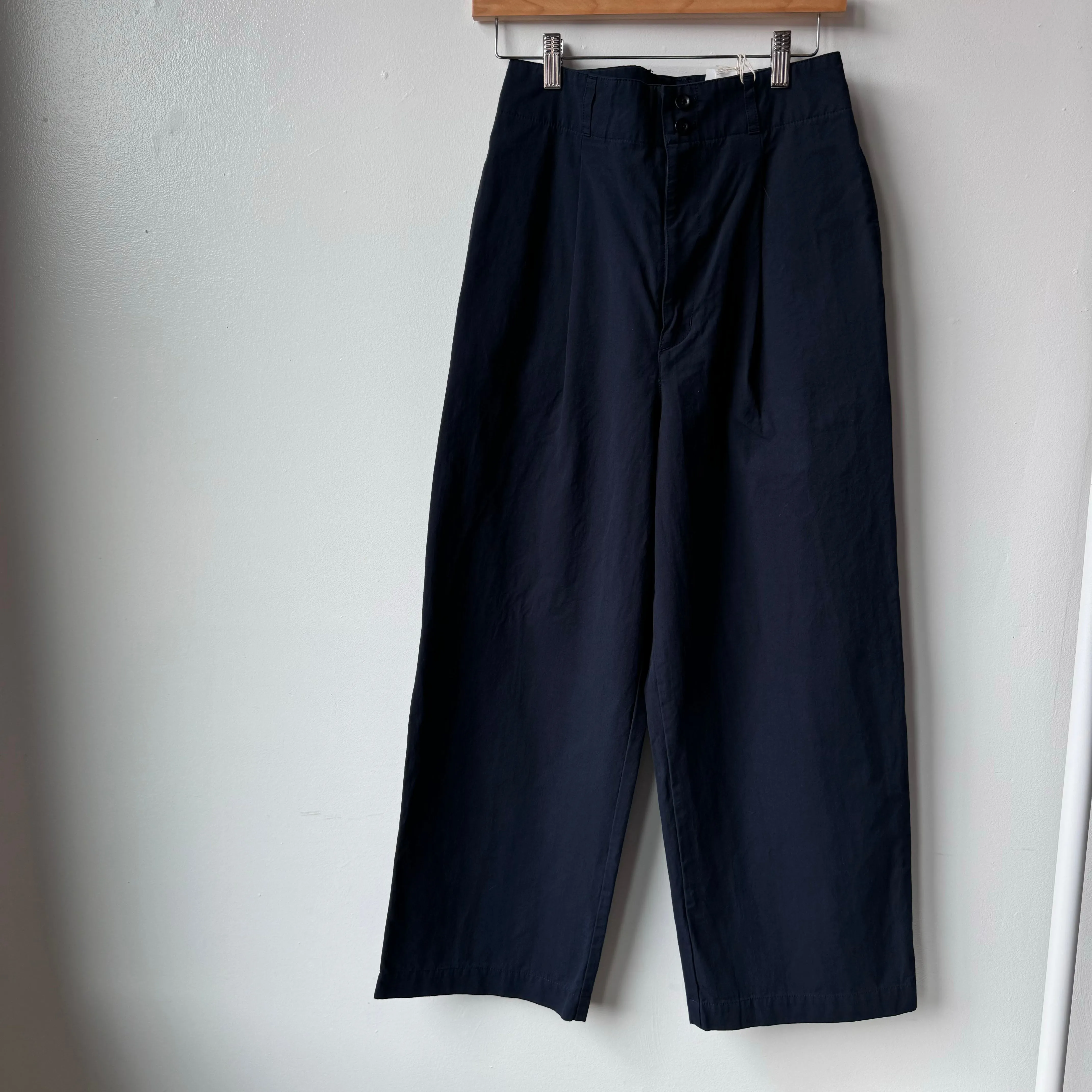 Birkin Weather Cloth Wide Straight Pants by Sarahwear
