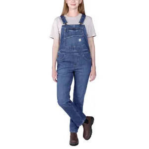 Carhartt Women's Rugged Flex Denim Bib Overall Arches 106002-HE4