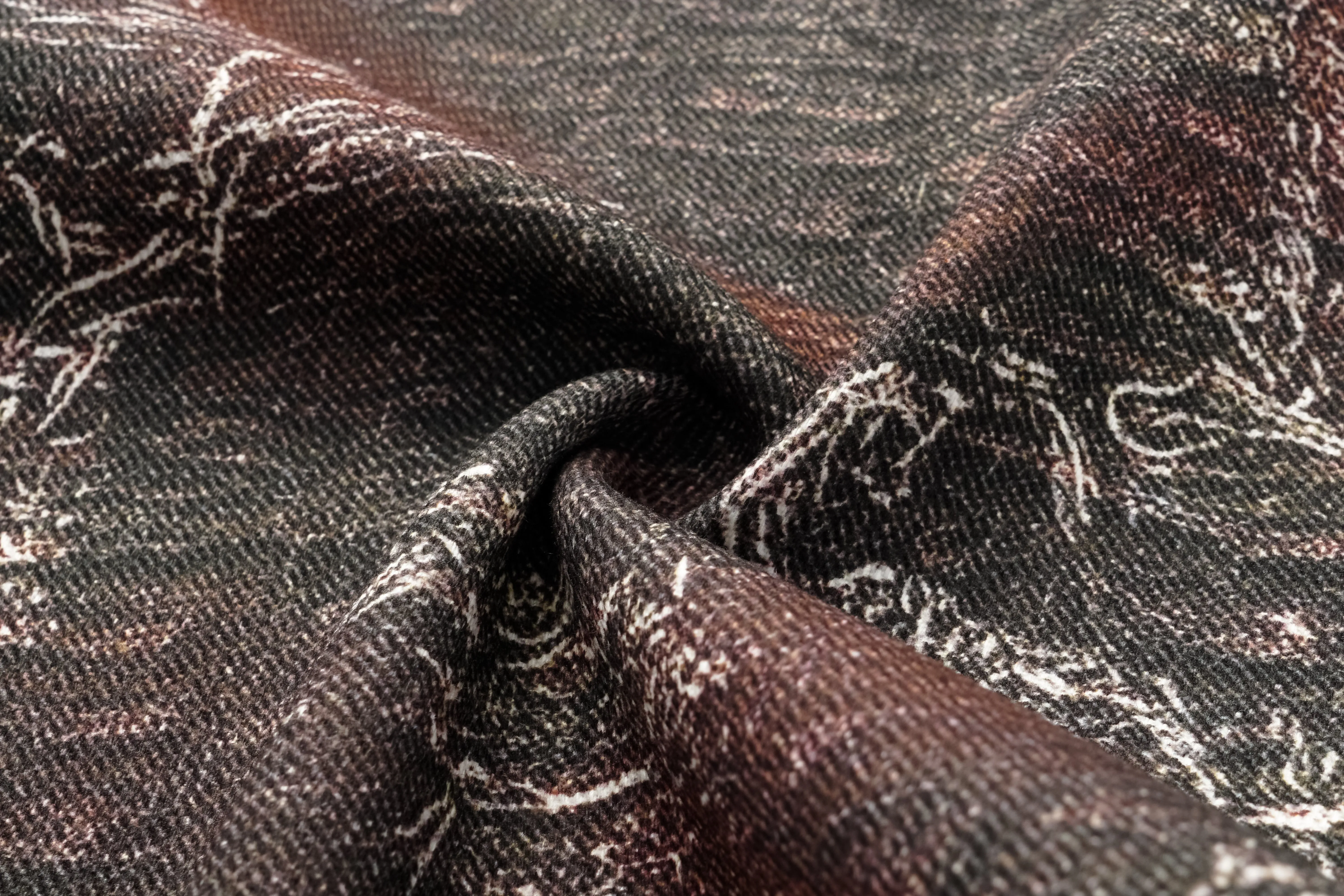 Dom Distressed Red Rust Jeans
