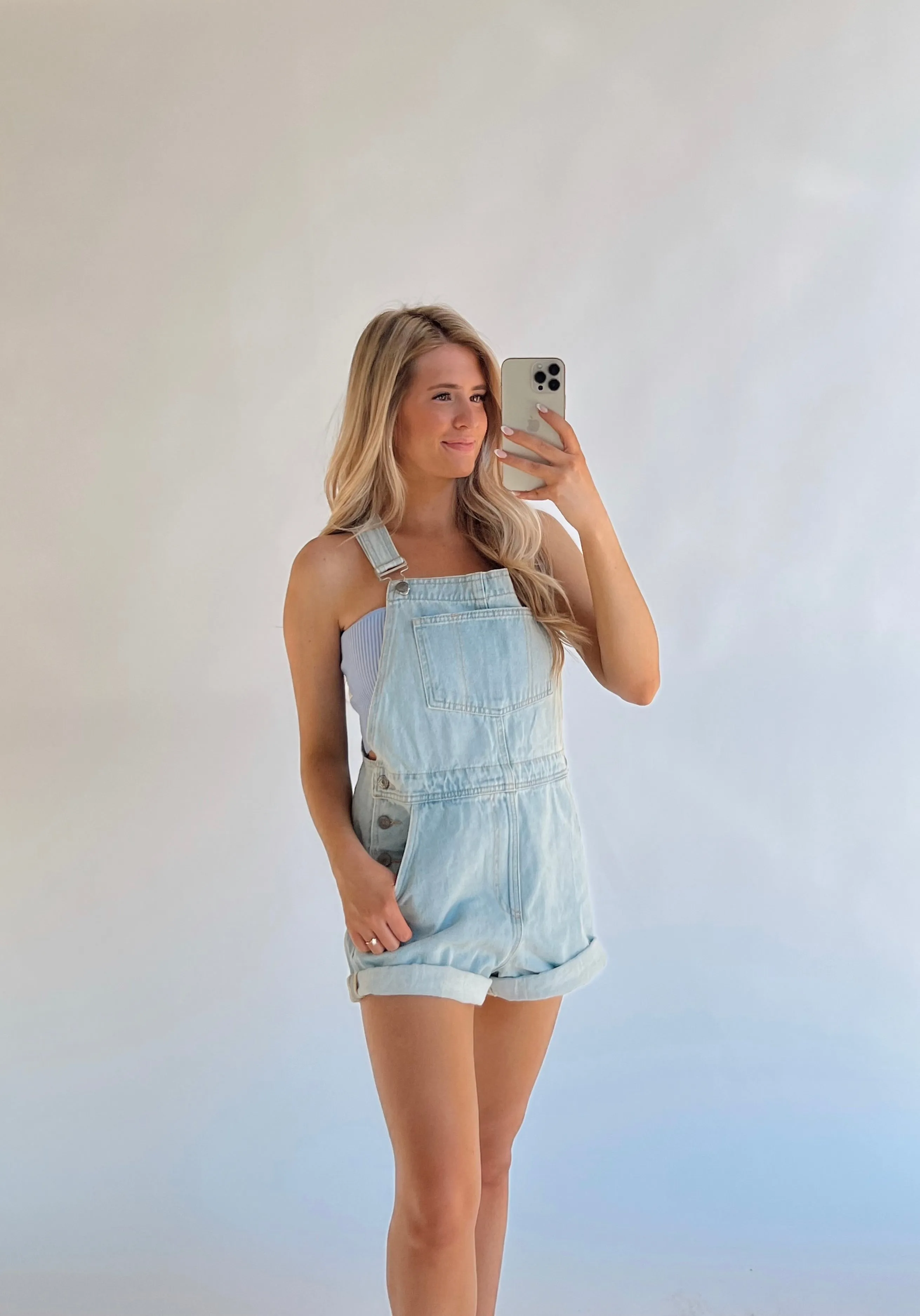 Heather Denim Overall