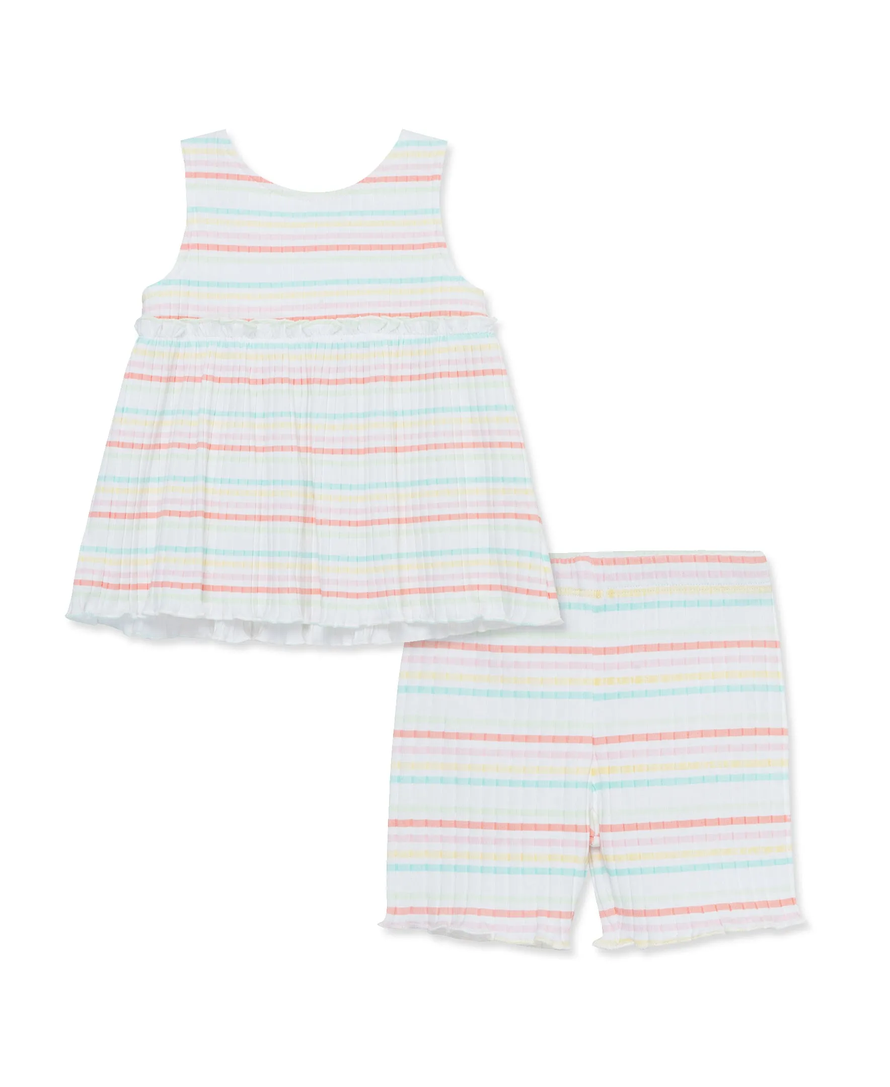 Stripe Knit Short Set - Toddler (2T-4T)