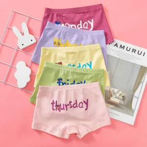 Weekdays Cotton Boy Shorts [Set of 5]