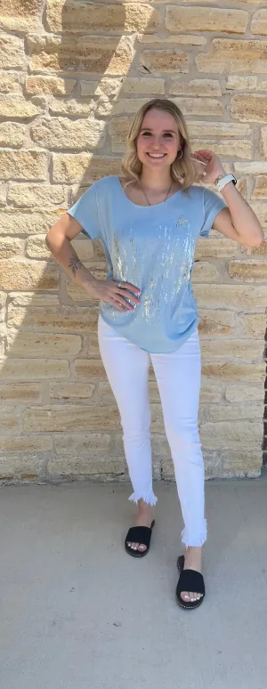 White Skinny Ankle Jeans by Kancan
